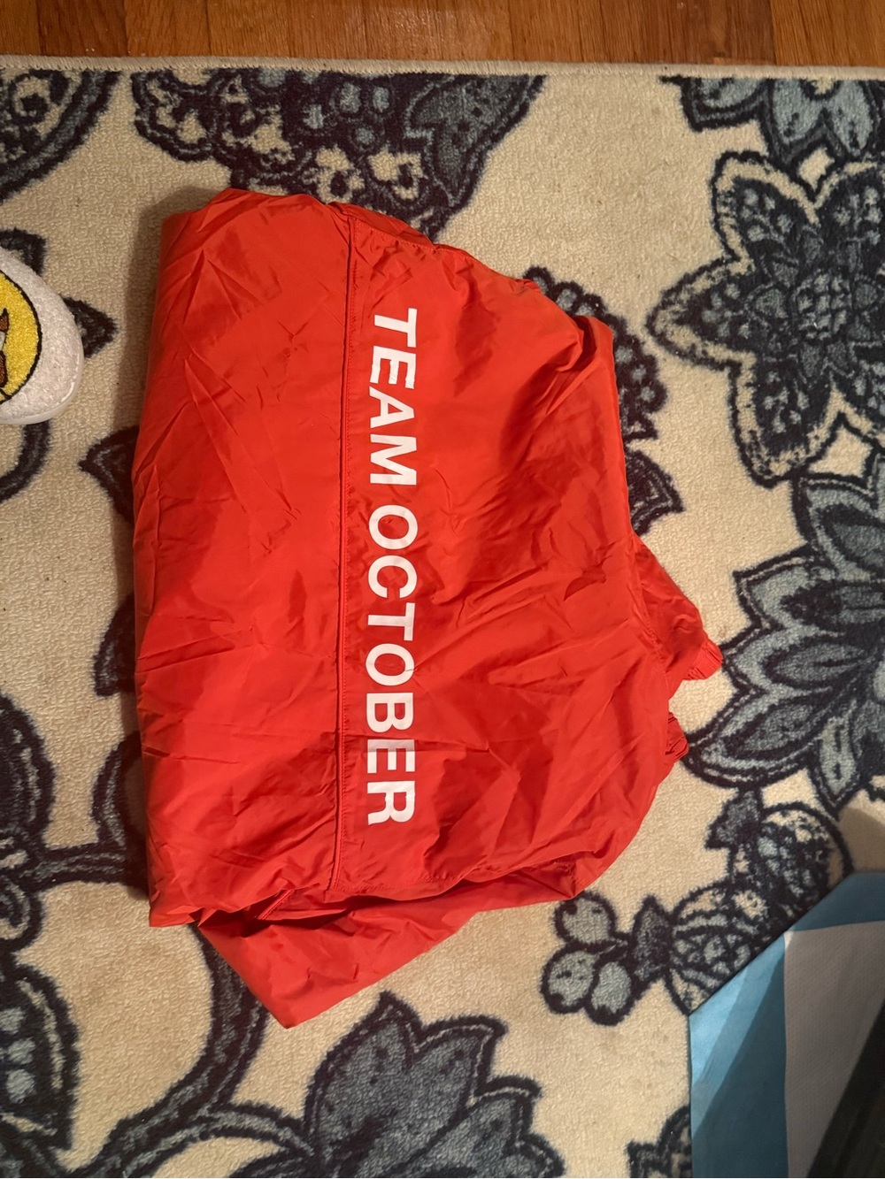 October’s very own Orange  'TEAM OCTOBER' Windbreaker Jacket
